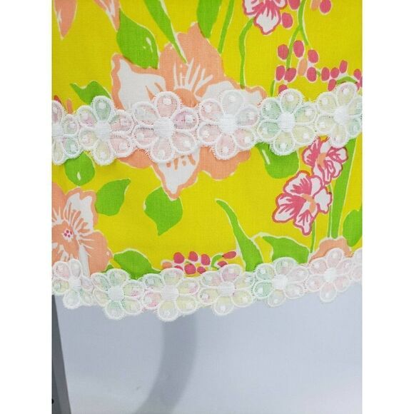 Vintage The Lilly Pulitzer Inc Yellow Skirt Size 12 Sportswear Division - Picture 6 of 12